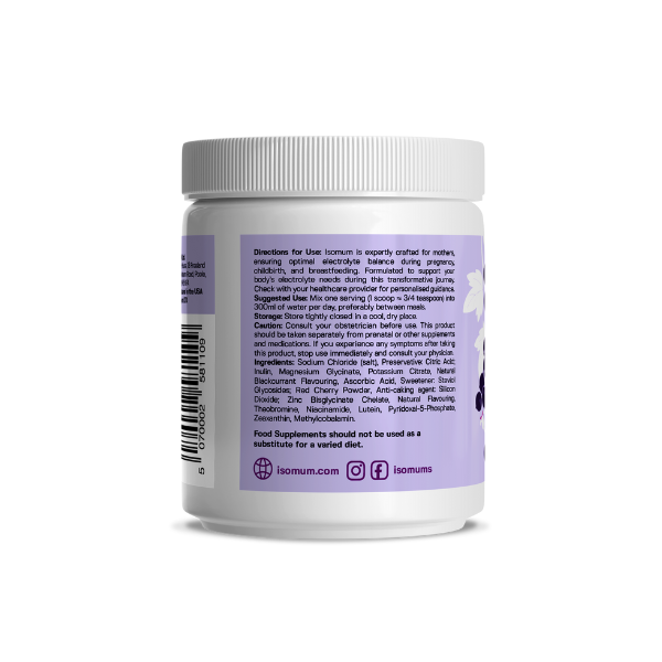 ISOMUM - energy and wellness drink for expecting and new mums.